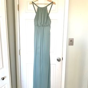 Show Me Your Mumu Silver Sage Amanda Maxi Dress